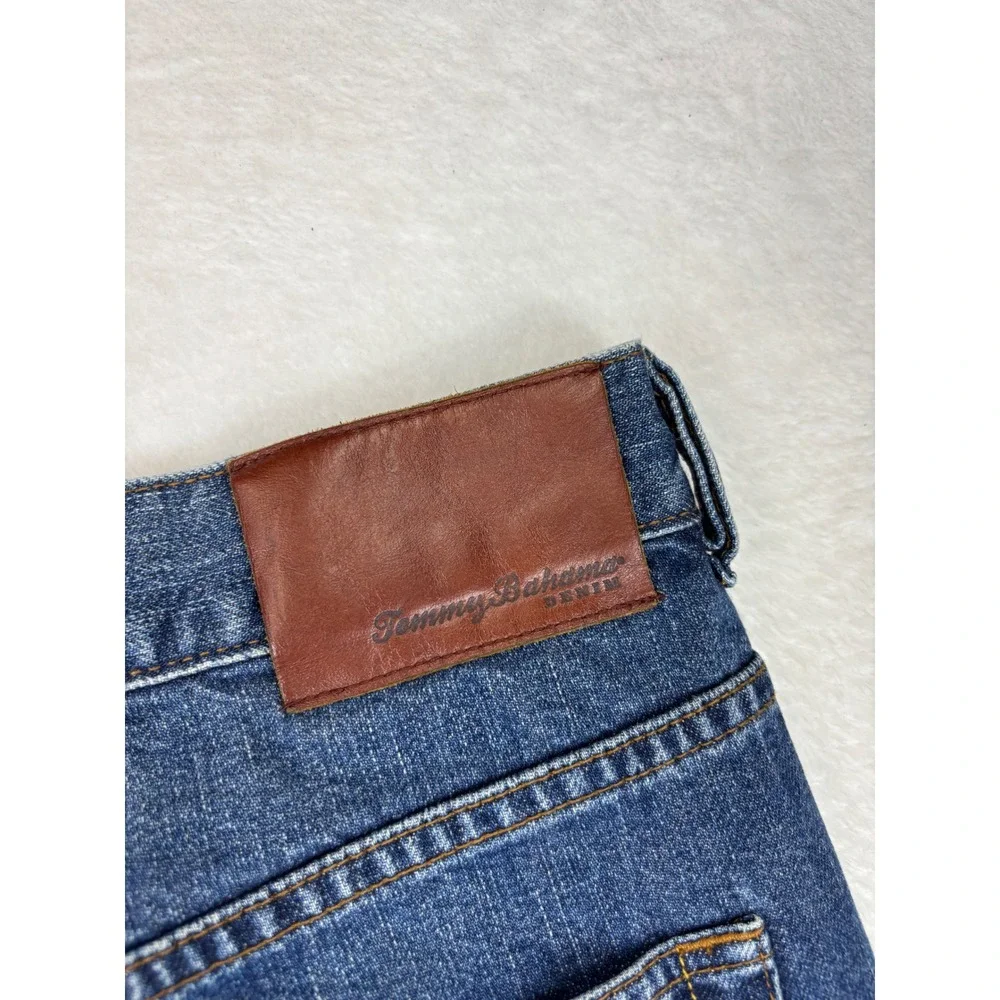 Tommy Bahama Classic Fit Mens 38x22 Jeans Blue Denim Straight Leg Medium Wash